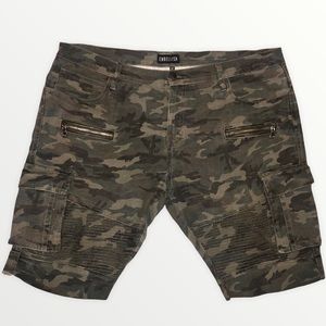 {Embellish} Men’s Army Fatigue Cargo Shorts